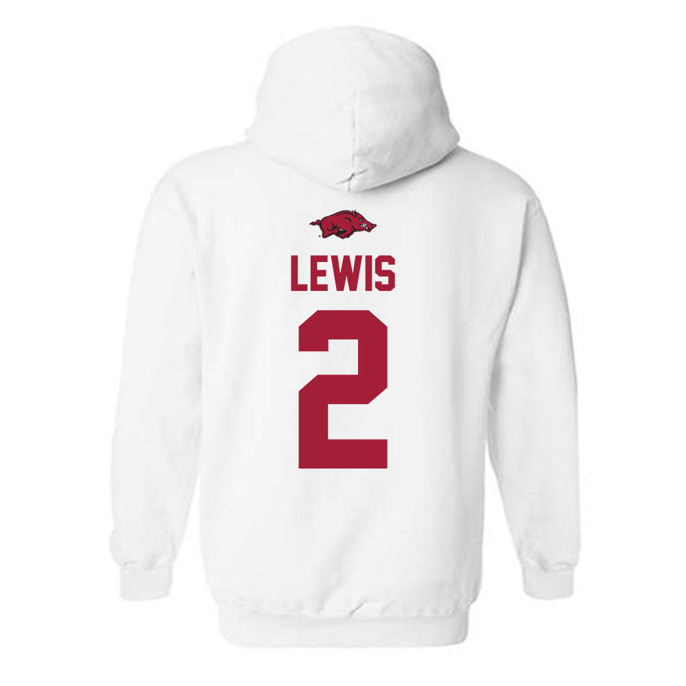 Arkansas - NCAA Football : Shelton Lewis - Classic Shersey Hooded Sweatshirt-1