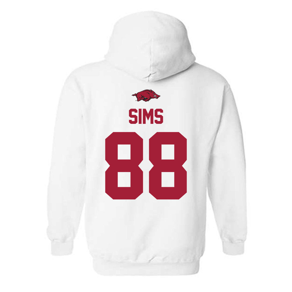 Arkansas - NCAA Football : Xadavien Sims - Classic Shersey Hooded Sweatshirt-1