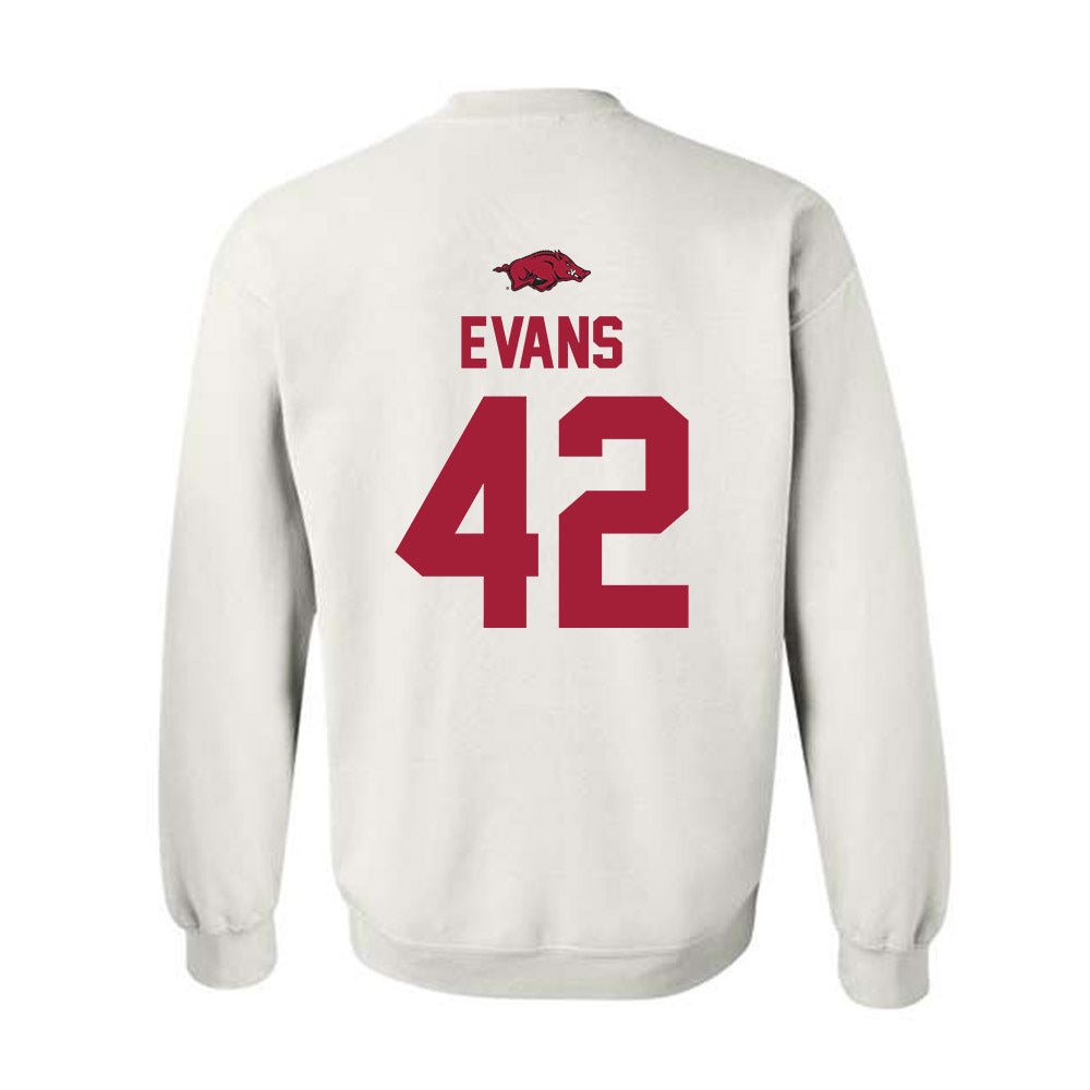 Arkansas - NCAA Football : Jeremy Evans - Classic Shersey Crewneck Sweatshirt-1