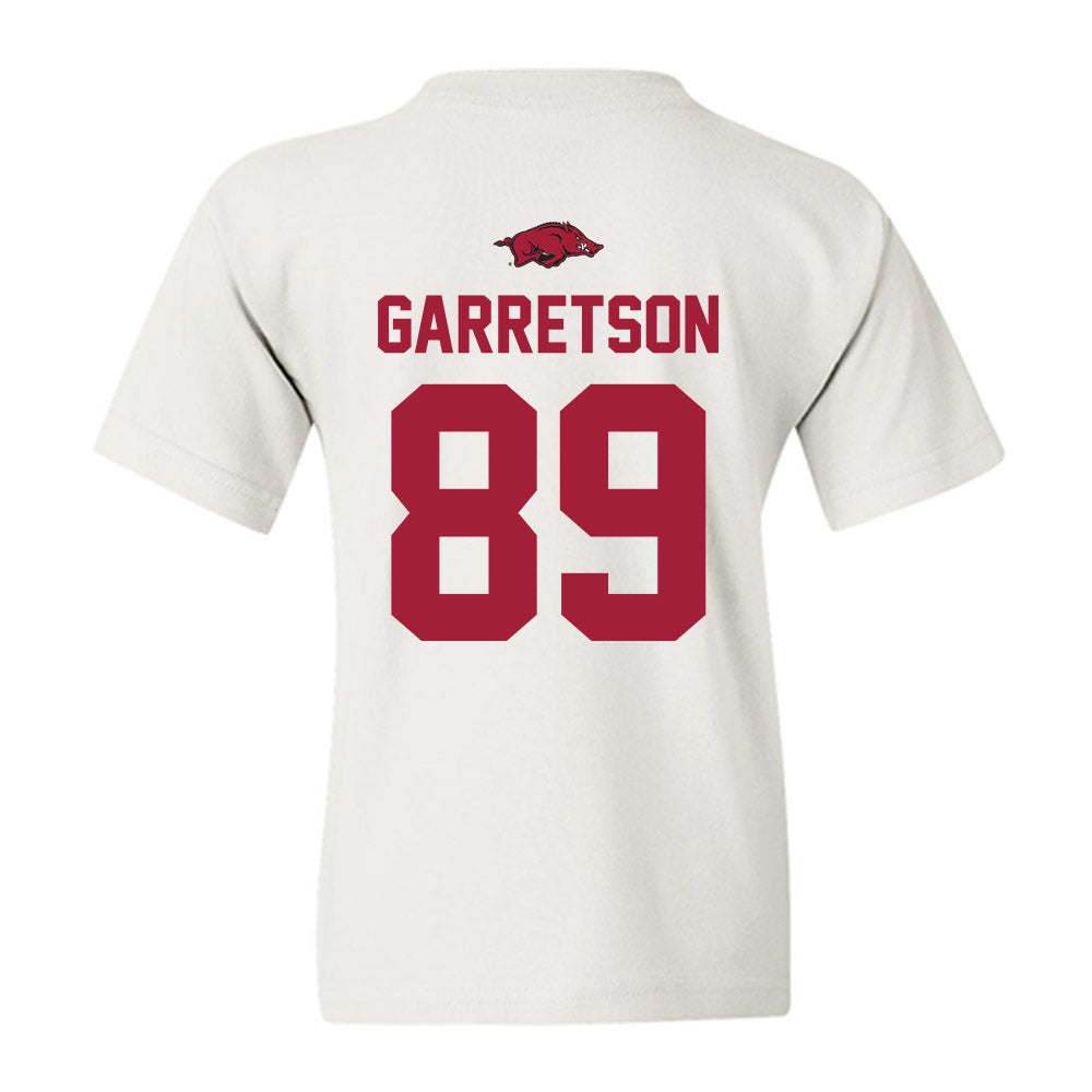 Arkansas - NCAA Football : Gavin Garretson - Classic Shersey Youth T-Shirt-1