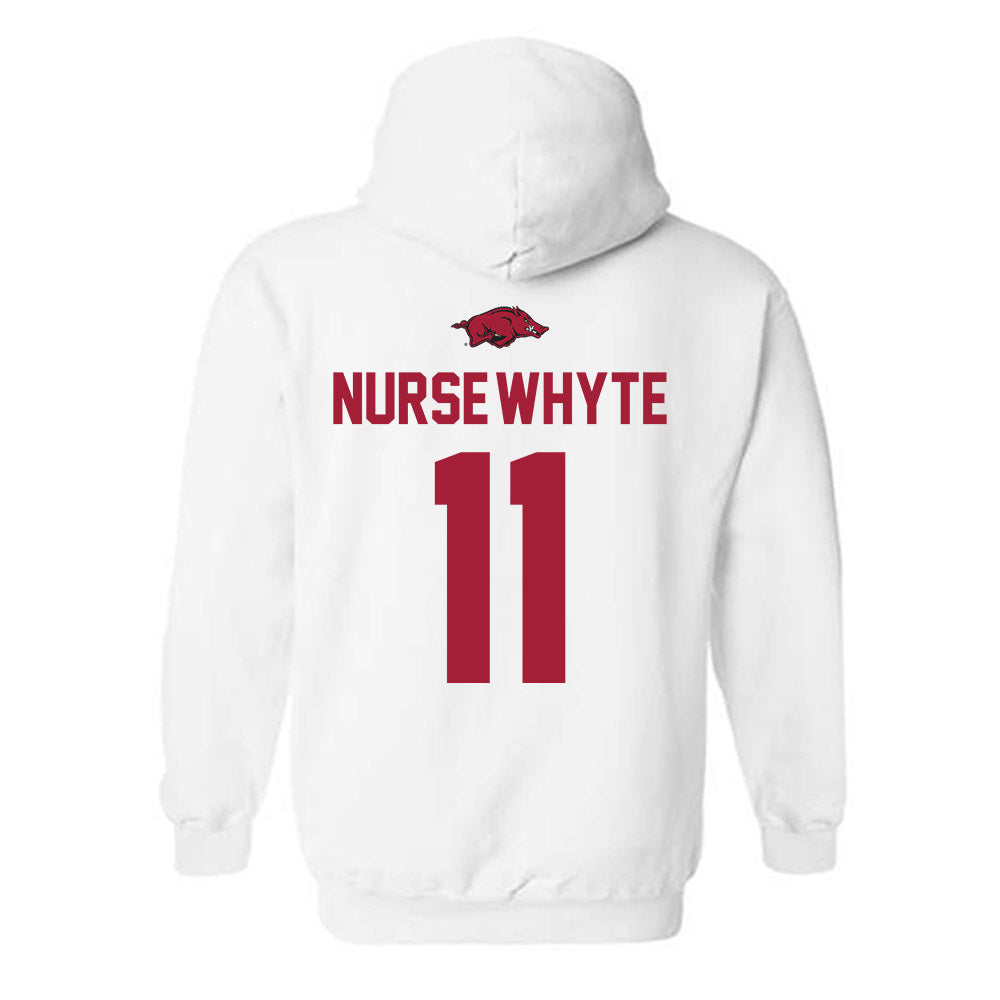 Arkansas - NCAA Women's Soccer : Aniyah Nurse-Whyte - Classic Shersey Hooded Sweatshirt-1