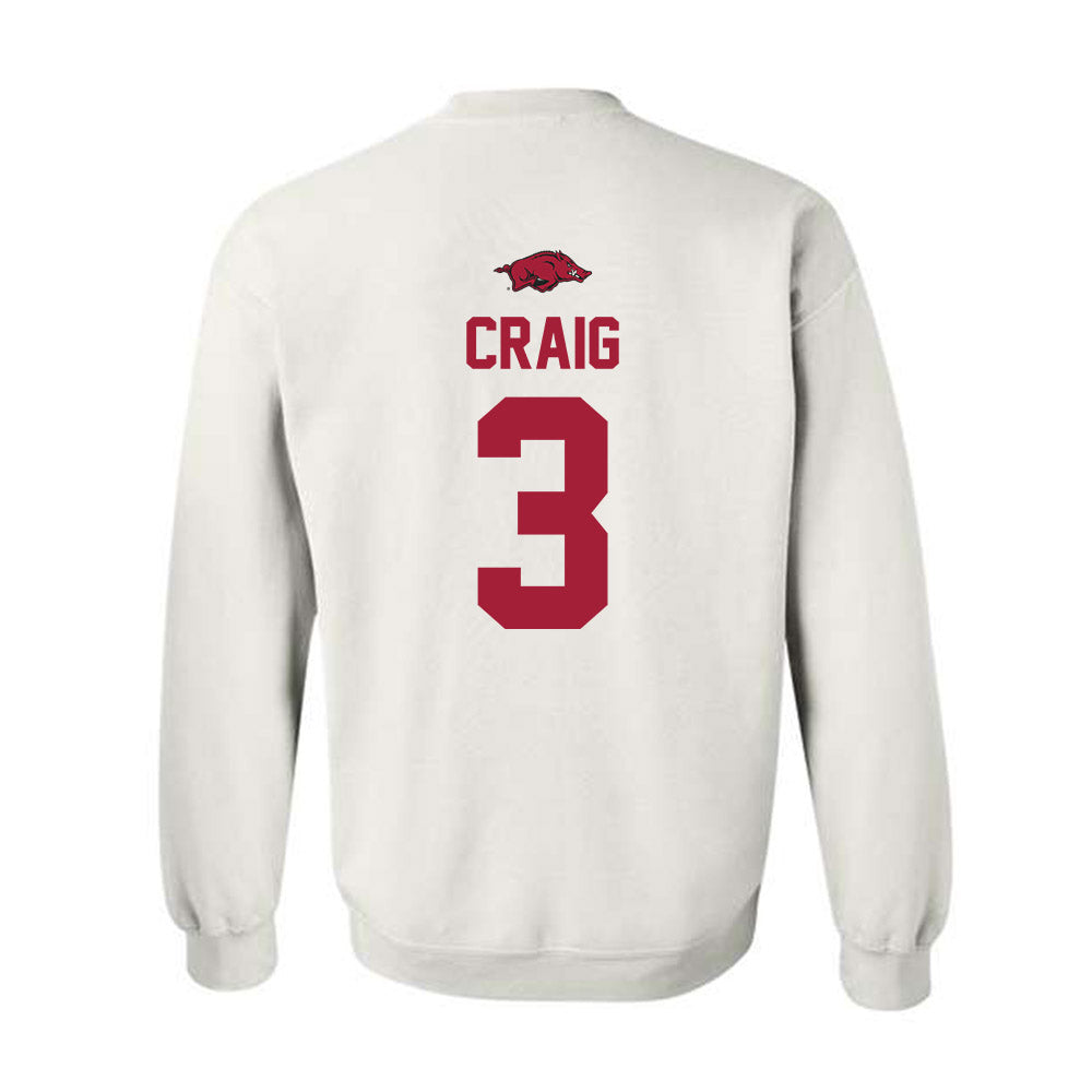 Arkansas - NCAA Women's Soccer : Nuria Craig - Classic Shersey Crewneck Sweatshirt-1