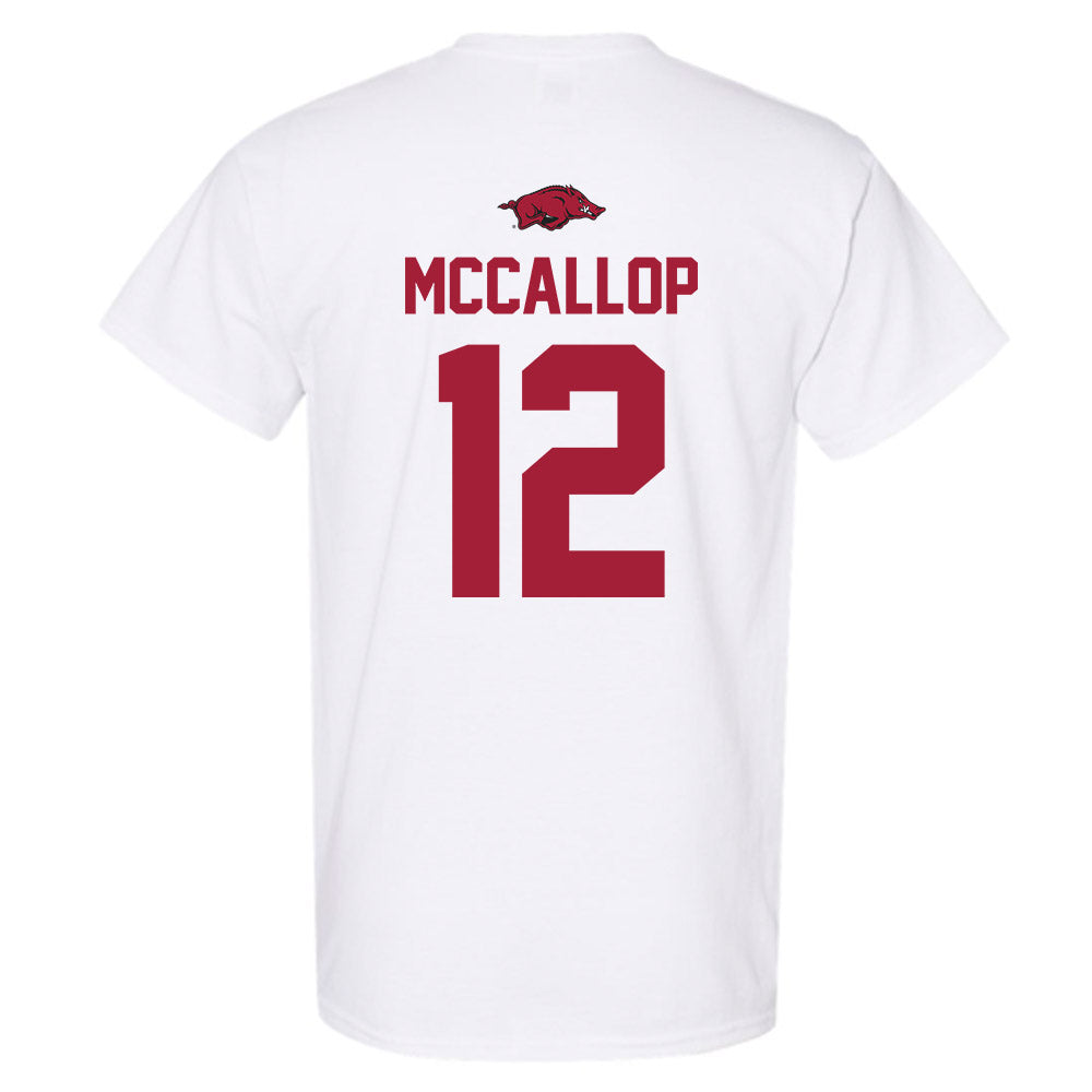Arkansas - NCAA Women's Basketball : Grace McCallop - Classic Shersey T-Shirt-1
