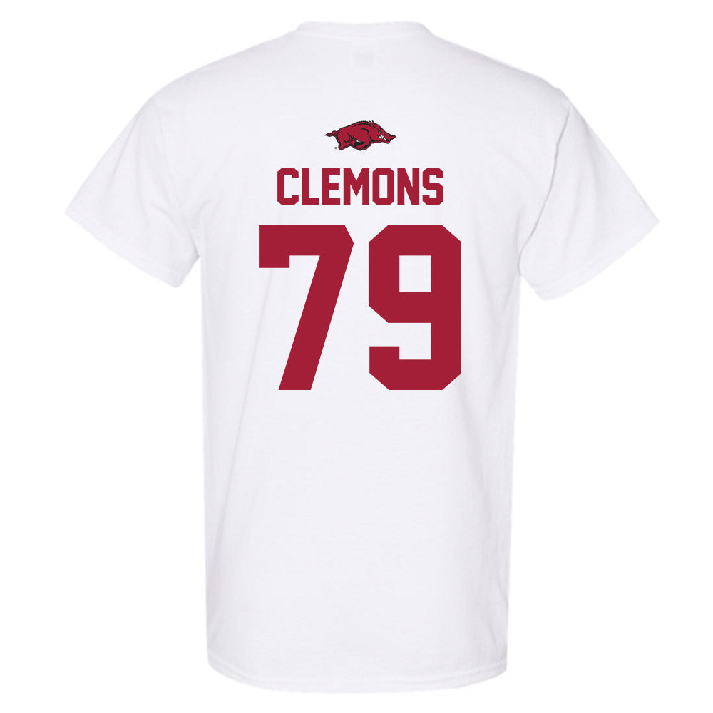 Arkansas - NCAA Football : Josiah Clemons - Classic Shersey T-Shirt-1
