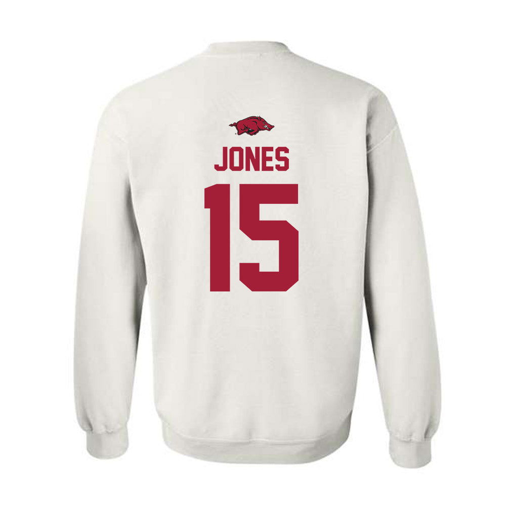 Arkansas - NCAA Women's Soccer : Sabrina Jones - Classic Shersey Crewneck Sweatshirt-1