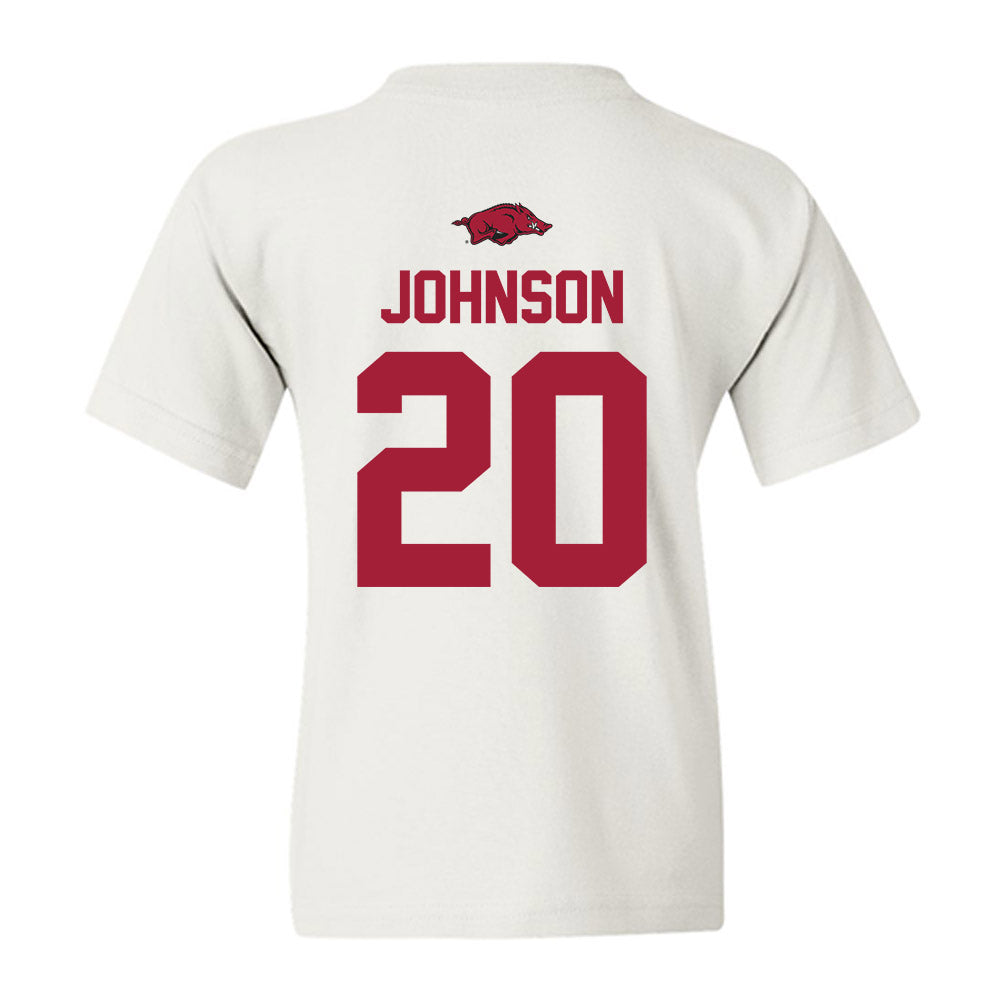 Arkansas - NCAA Football : Jahiem Johnson - Classic Shersey Youth T-Shirt-1