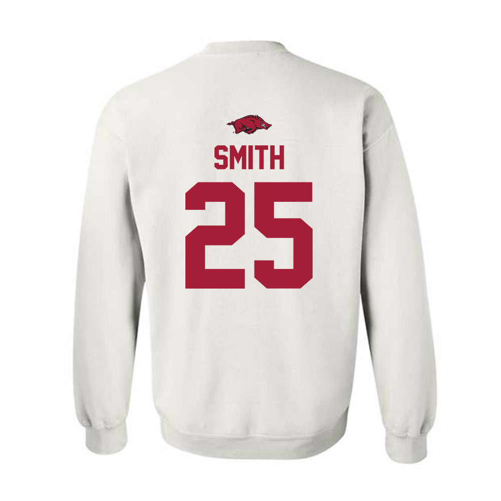 Arkansas - NCAA Football : Ja’Quavion Smith - Classic Shersey Crewneck Sweatshirt-1