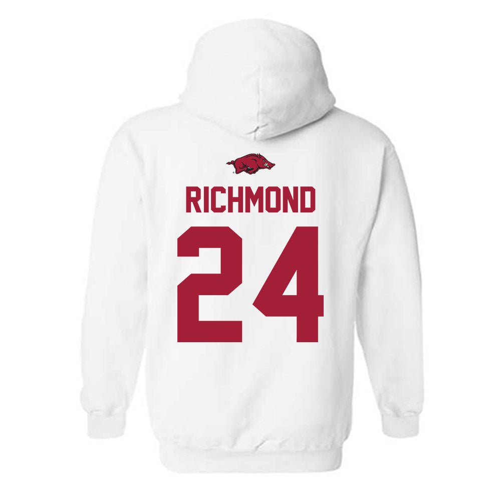 Arkansas - NCAA Men's Basketball : Billy Richmond - Classic Shersey Hooded Sweatshirt-1