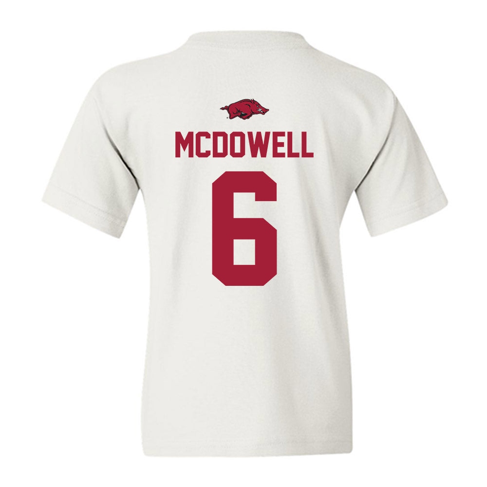 Arkansas - NCAA Softball : Ella McDowell - Classic Shersey Youth T-Shirt-1