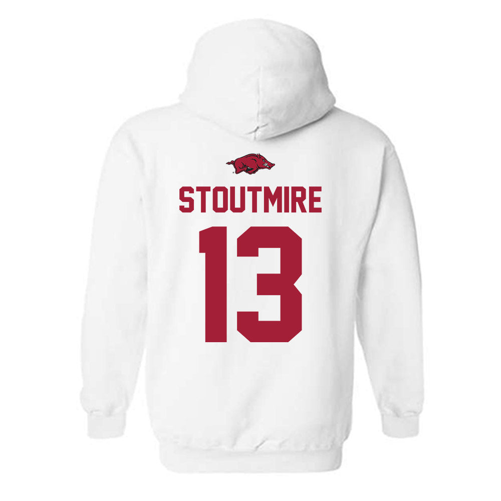 Arkansas - NCAA Football : Carter Stoutmire - Classic Shersey Hooded Sweatshirt-1