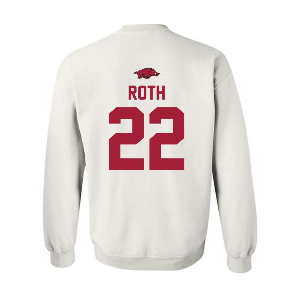 Arkansas - NCAA Women's Volleyball : Ava Roth - Classic Shersey Crewneck Sweatshirt-1