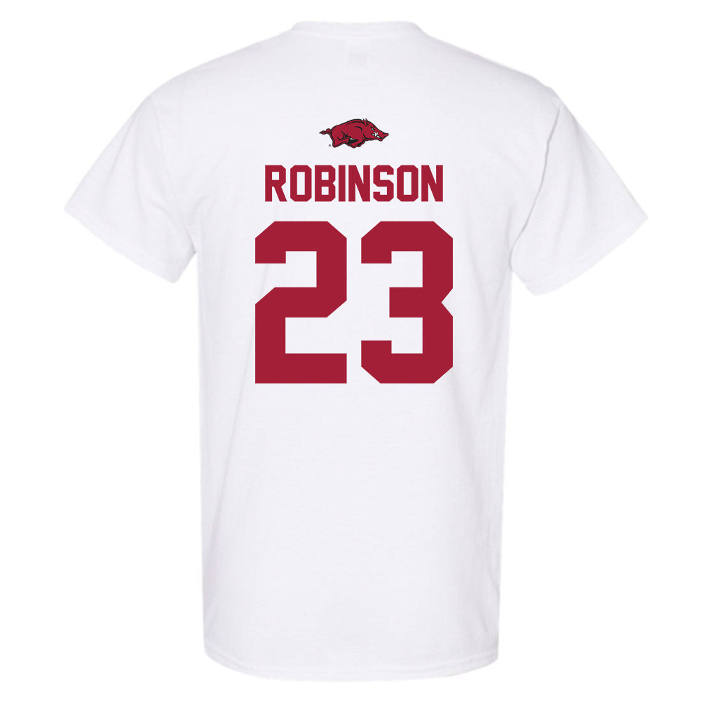 Arkansas - NCAA Women's Basketball : Emily Robinson - Classic Shersey T-Shirt-1