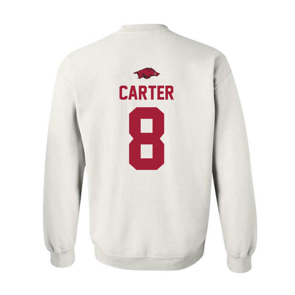 Arkansas - NCAA Women's Soccer : Kate Carter - Classic Shersey Crewneck Sweatshirt-1