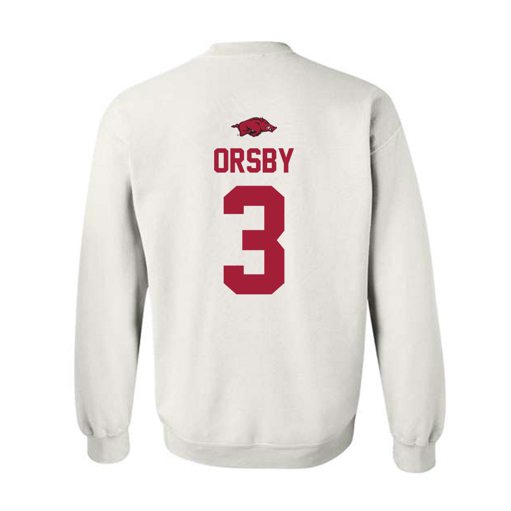 Arkansas - NCAA Women's Basketball : Allanah Orsby - Classic Shersey Crewneck Sweatshirt-1