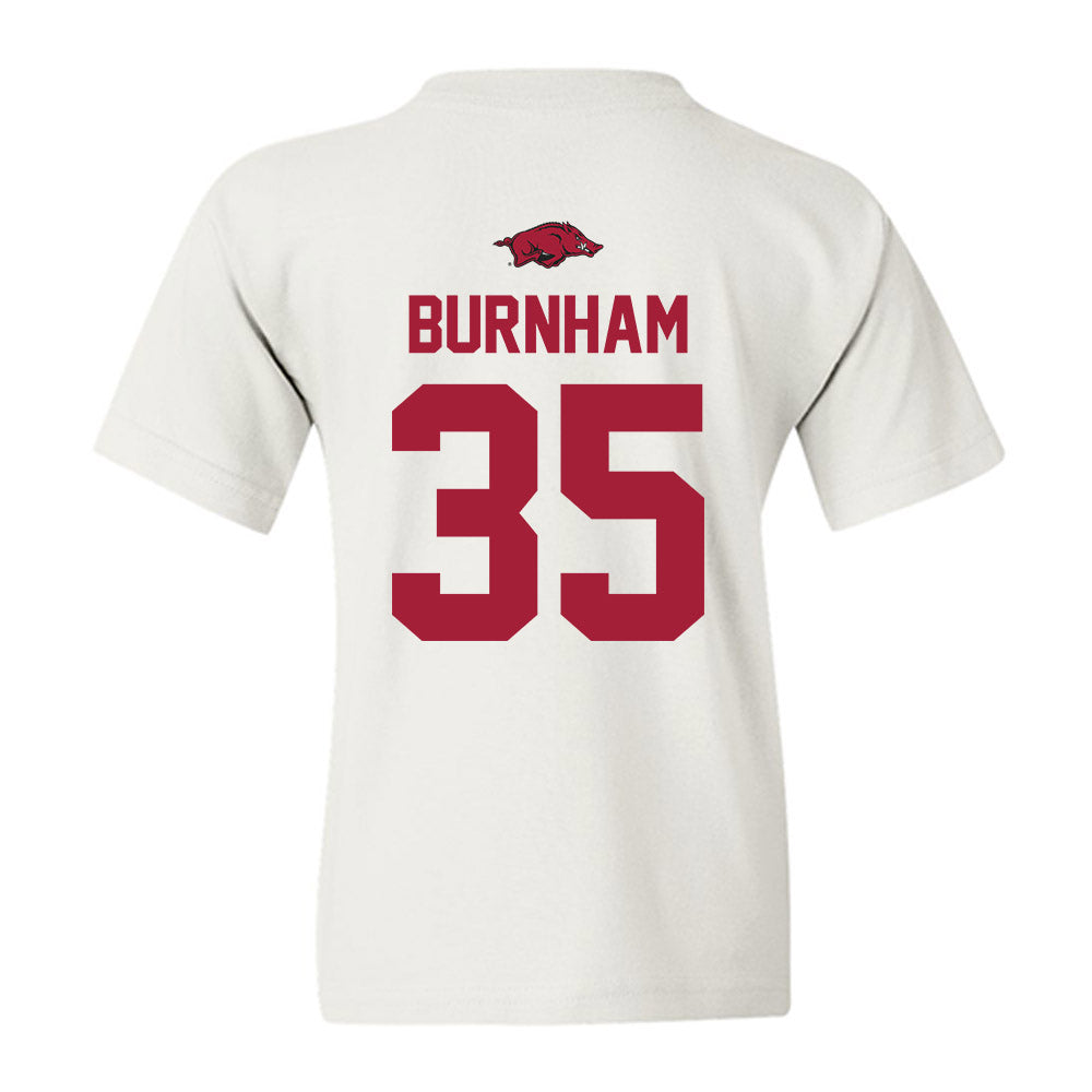 Arkansas - NCAA Baseball : Ty Burnham - Classic Shersey Youth T-Shirt-1