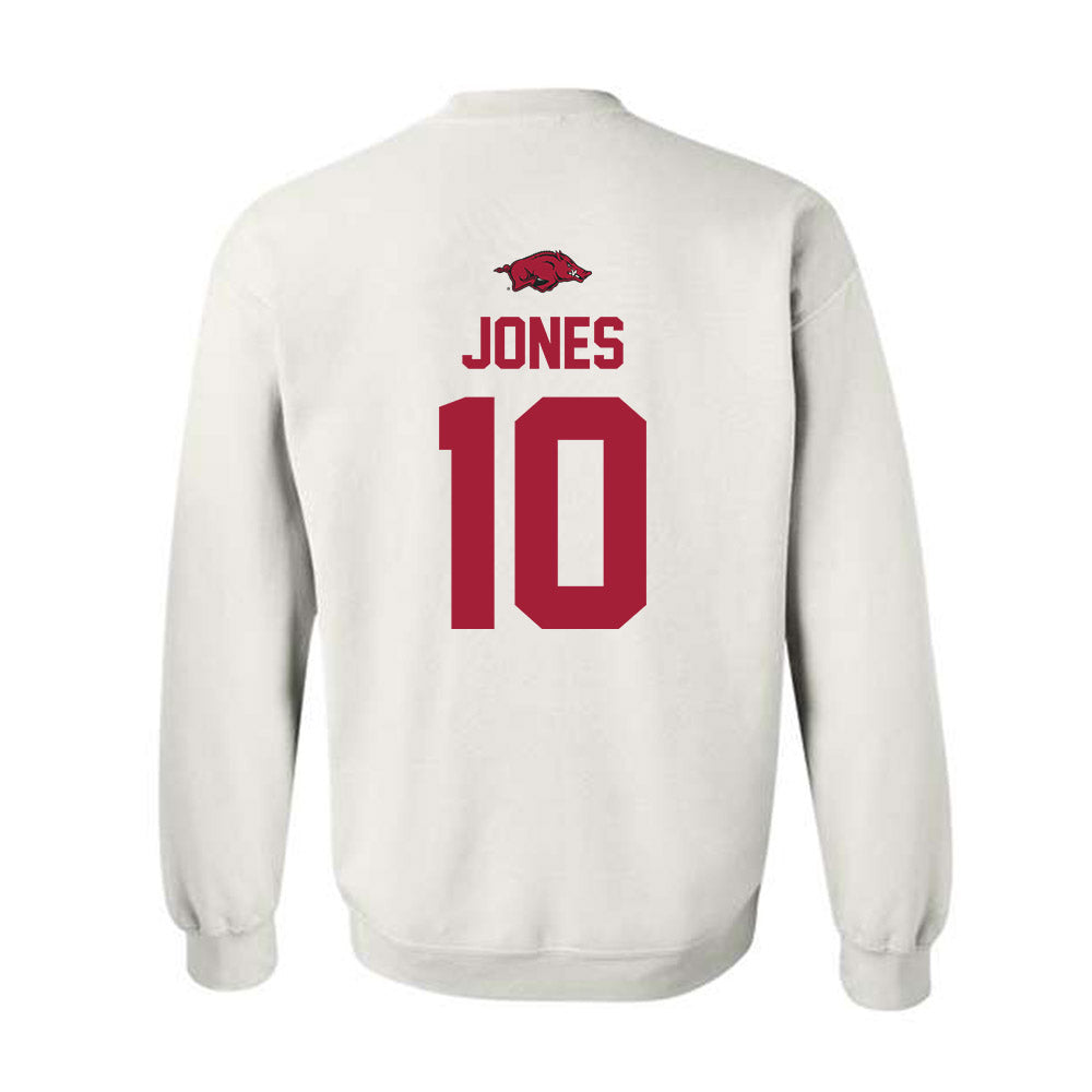 Arkansas - NCAA Women's Basketball : Taleyah Jones - Classic Shersey Crewneck Sweatshirt-1