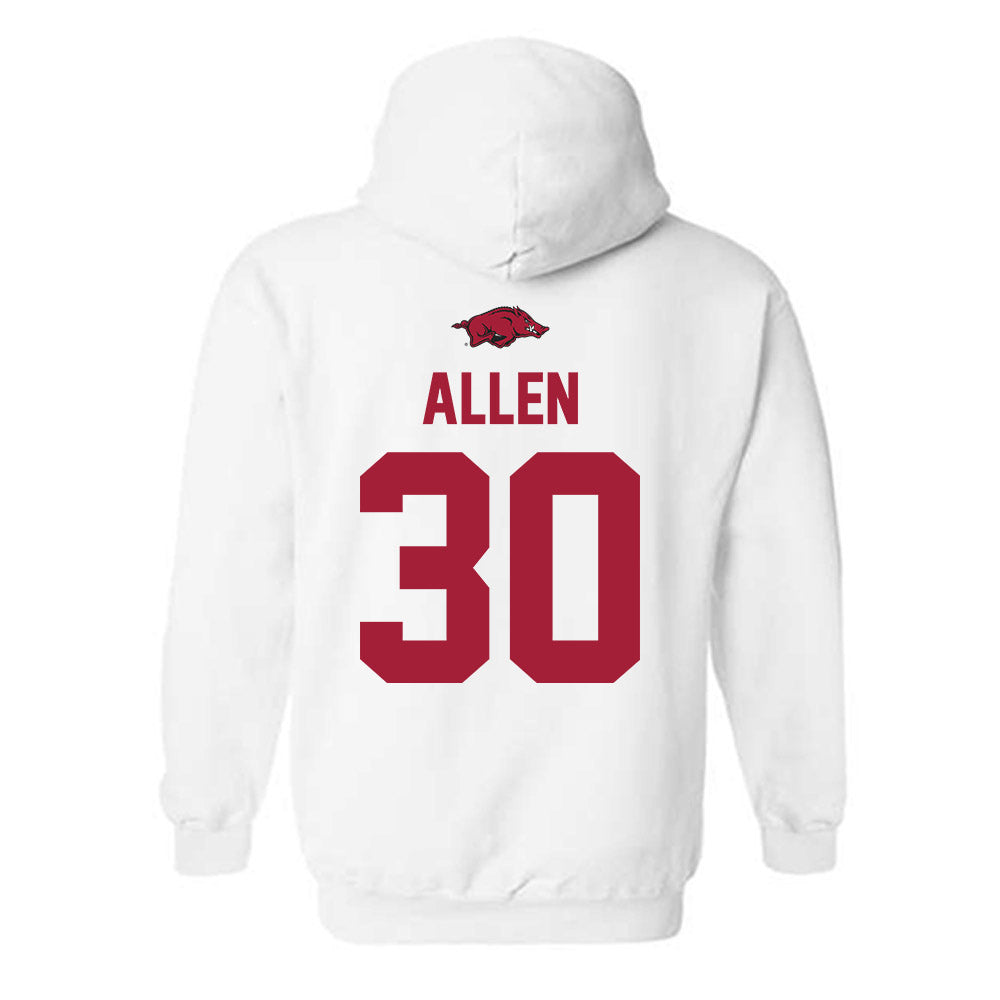Arkansas - NCAA Football : J’Lynn Allen - Classic Shersey Hooded Sweatshirt-1