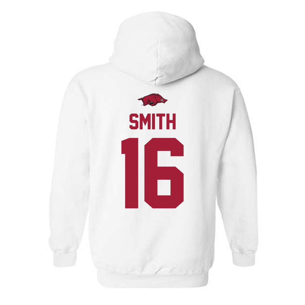 Arkansas - NCAA Women's Volleyball : Layla Smith - Classic Shersey Hooded Sweatshirt-1