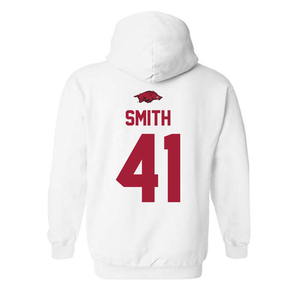 Arkansas - NCAA Football : Connor Smith - Classic Shersey Hooded Sweatshirt-1