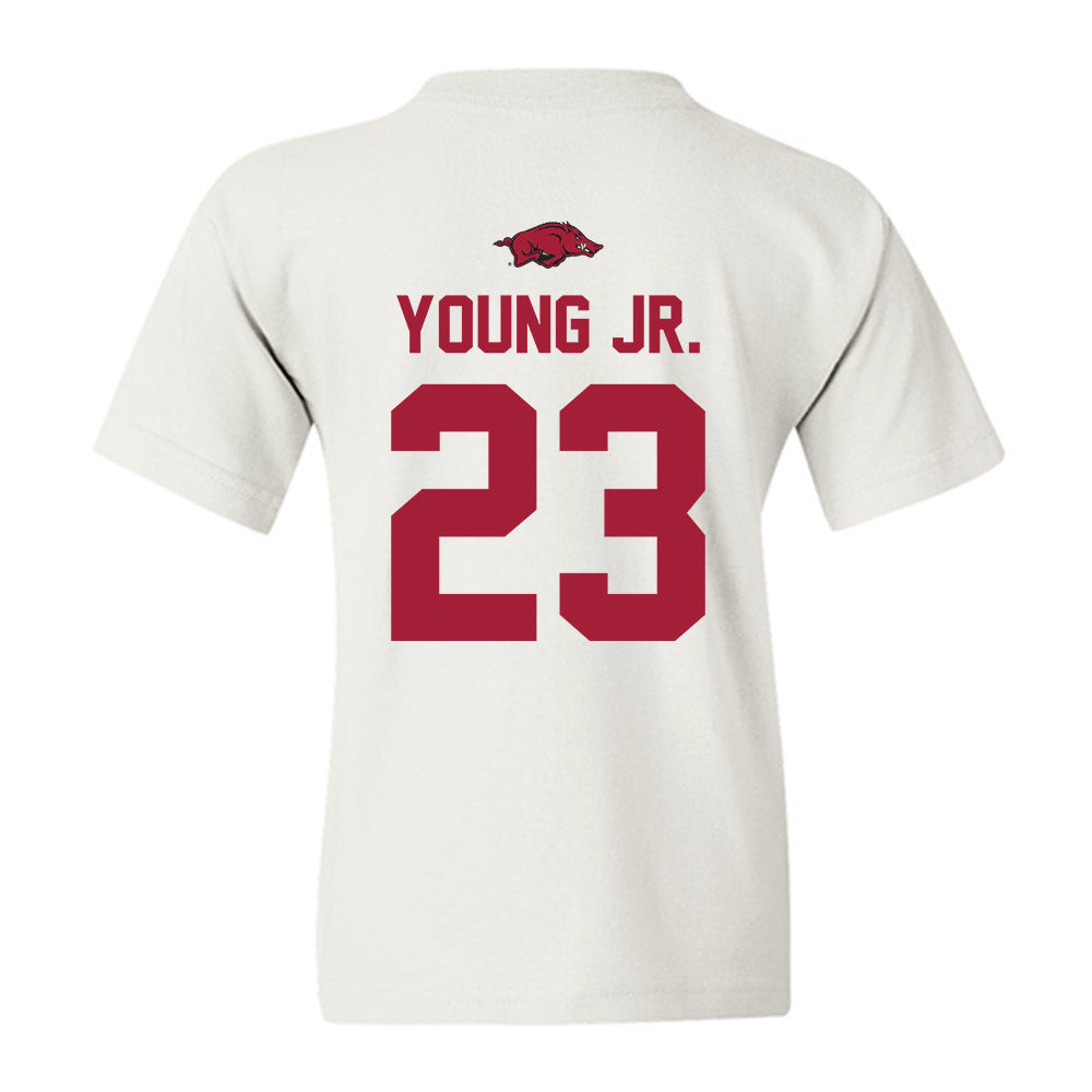 Arkansas - NCAA Football : Kevin Young Jr. - Classic Shersey Youth T-Shirt-1