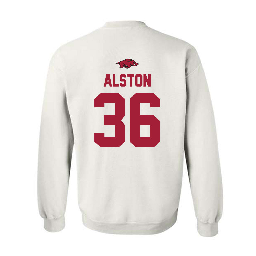 Arkansas - NCAA Football : Brian Alston - Classic Shersey Crewneck Sweatshirt-1