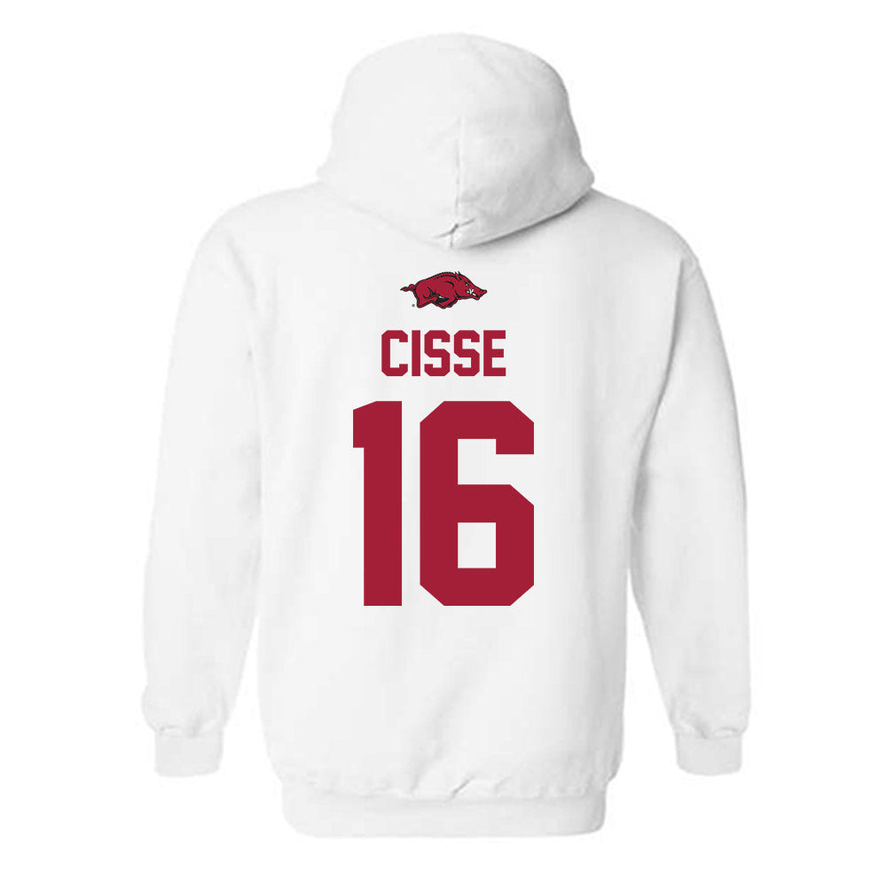 Arkansas - NCAA Football : Ismael Cisse - Classic Shersey Hooded Sweatshirt-1