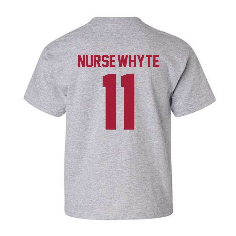 Arkansas - NCAA Women's Soccer : Aniyah Nurse-Whyte - Youth T-Shirt-1
