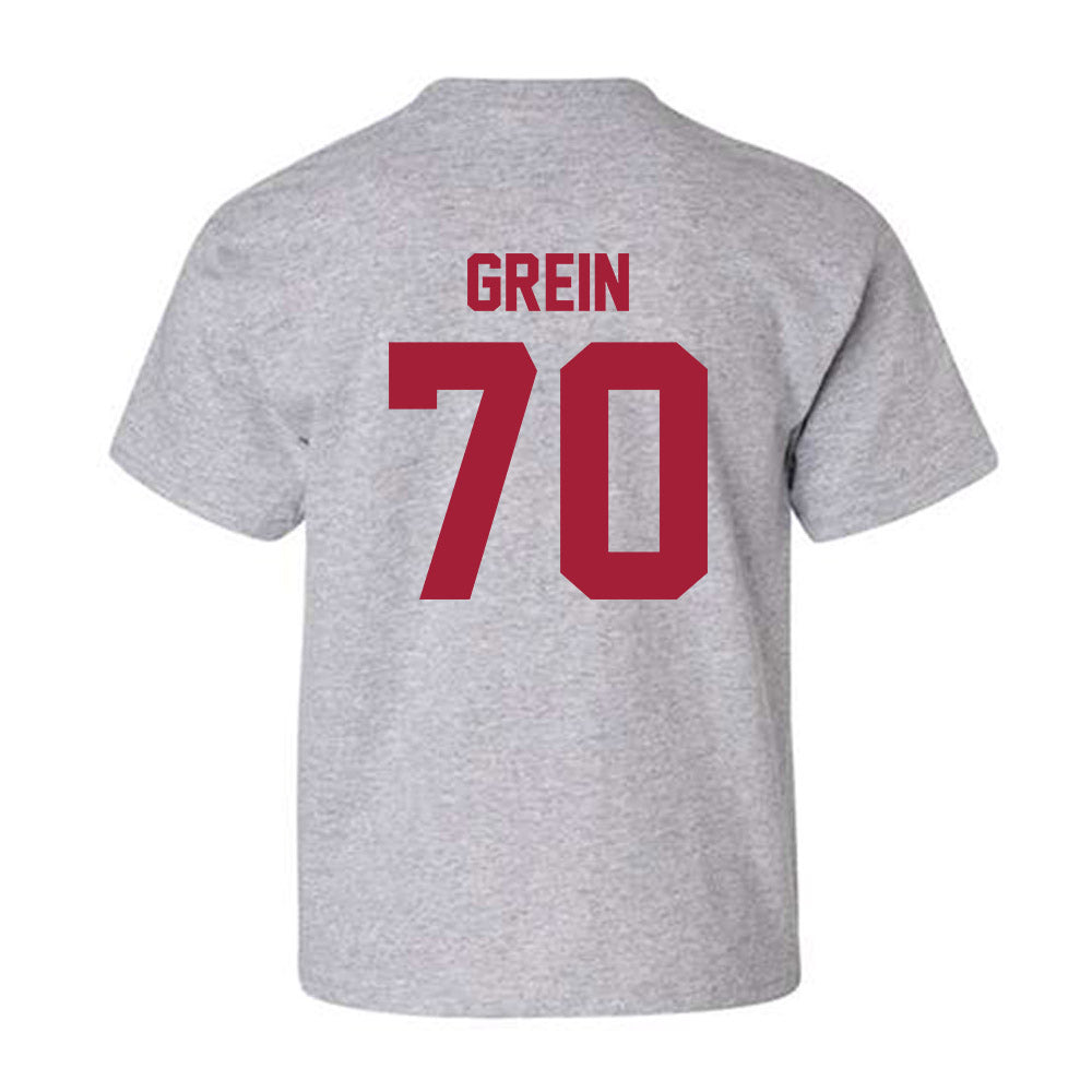 Arkansas - NCAA Football : Dan Grein - Youth T-Shirt-1