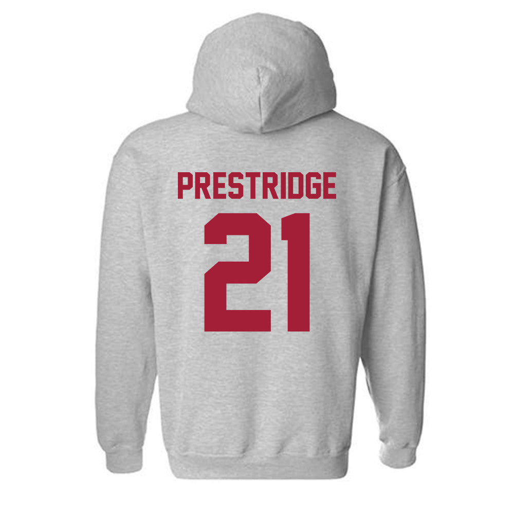 Arkansas - NCAA Women's Basketball : Kyiah Prestridge - Hooded Sweatshirt-1