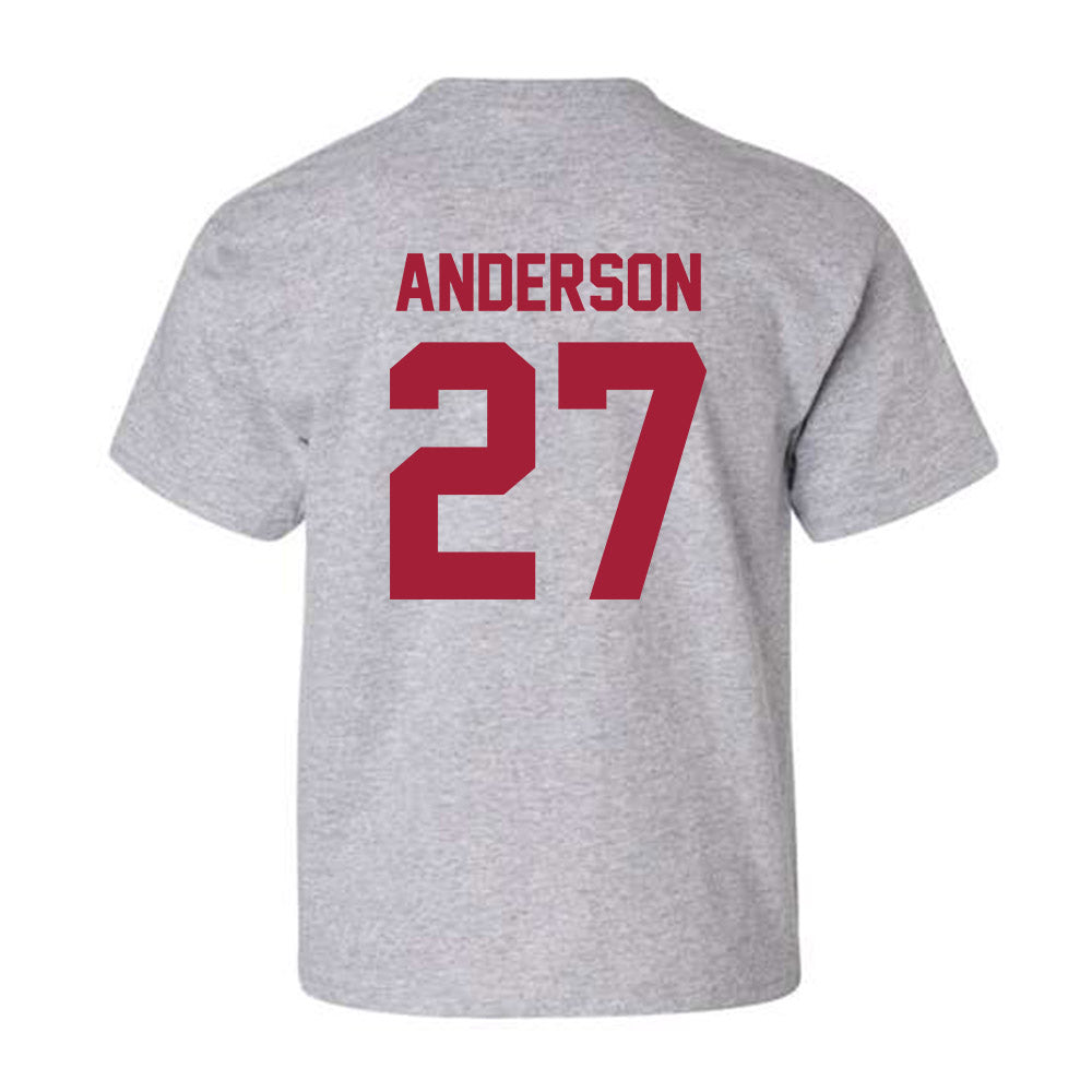 Arkansas - NCAA Women's Soccer : Dejionee Anderson - Youth T-Shirt