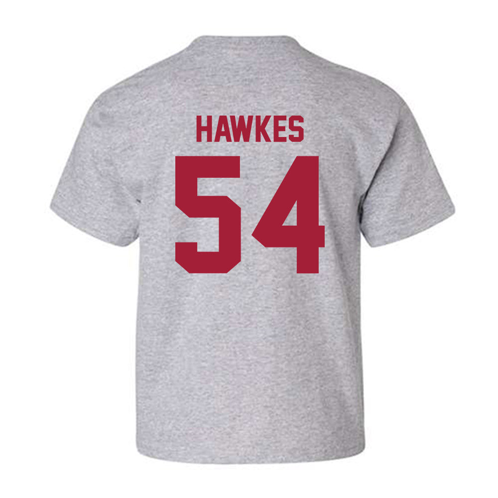 Arkansas - NCAA Football : Adam Hawkes - Youth T-Shirt-1
