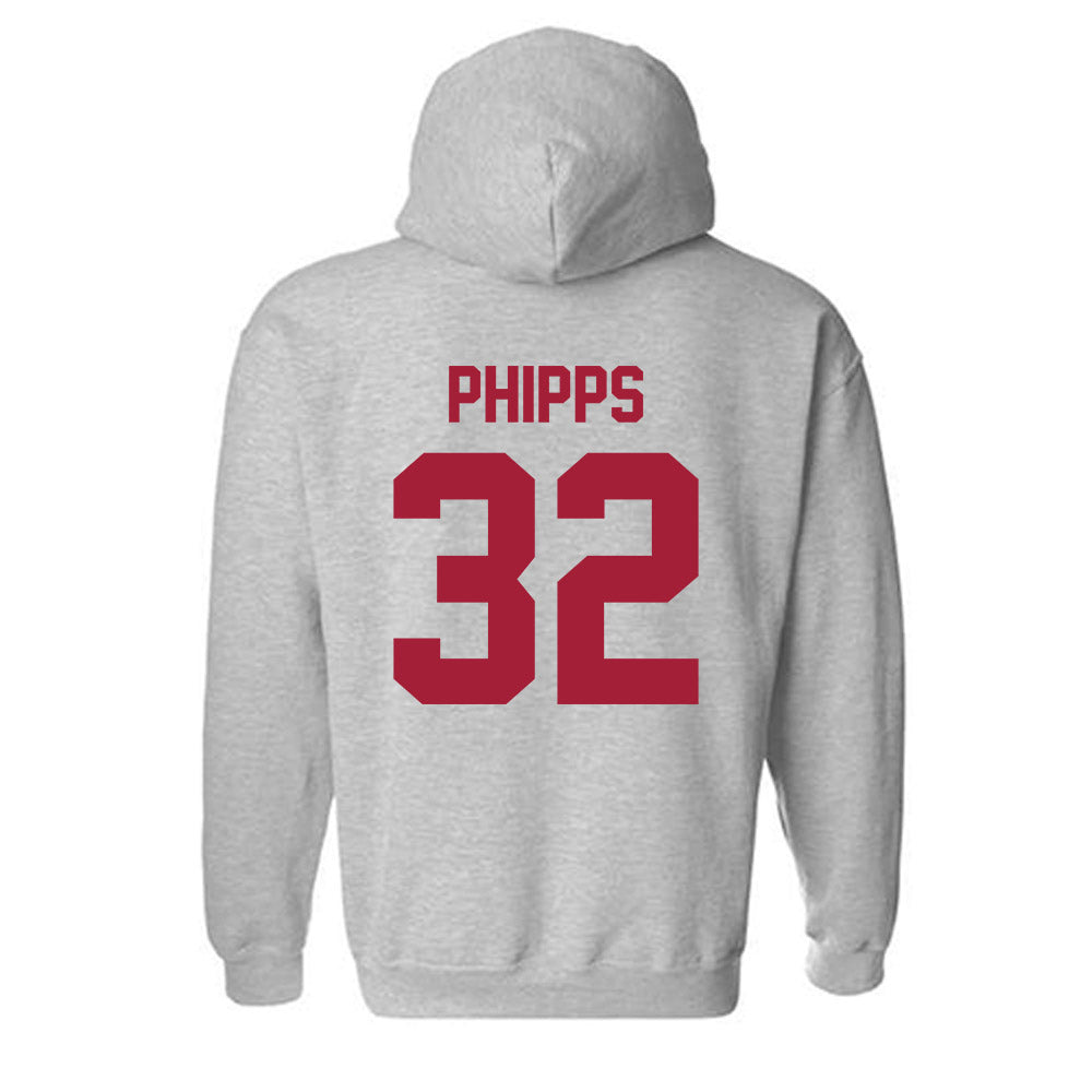 Arkansas - NCAA Football : Landon Phipps - Hooded Sweatshirt-1
