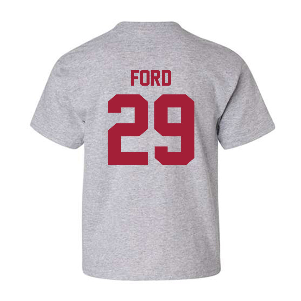 Arkansas - NCAA Football : Brandon Ford - Youth T-Shirt-1