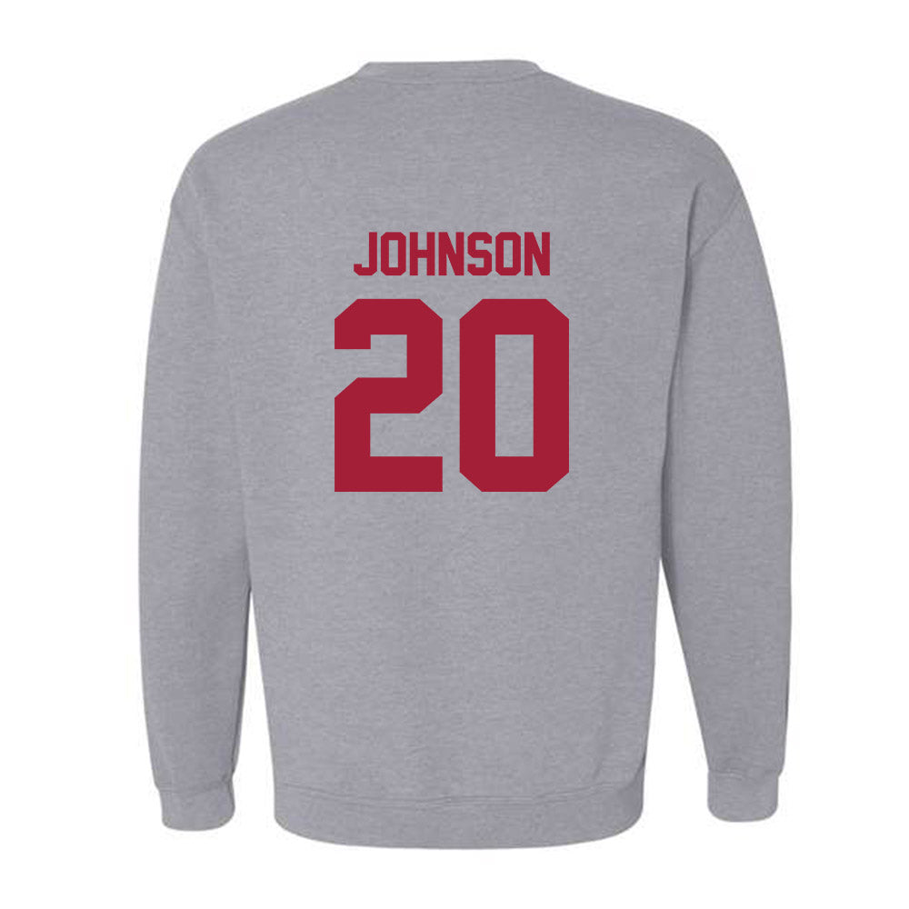 Arkansas - NCAA Football : Jahiem Johnson - Crewneck Sweatshirt-1