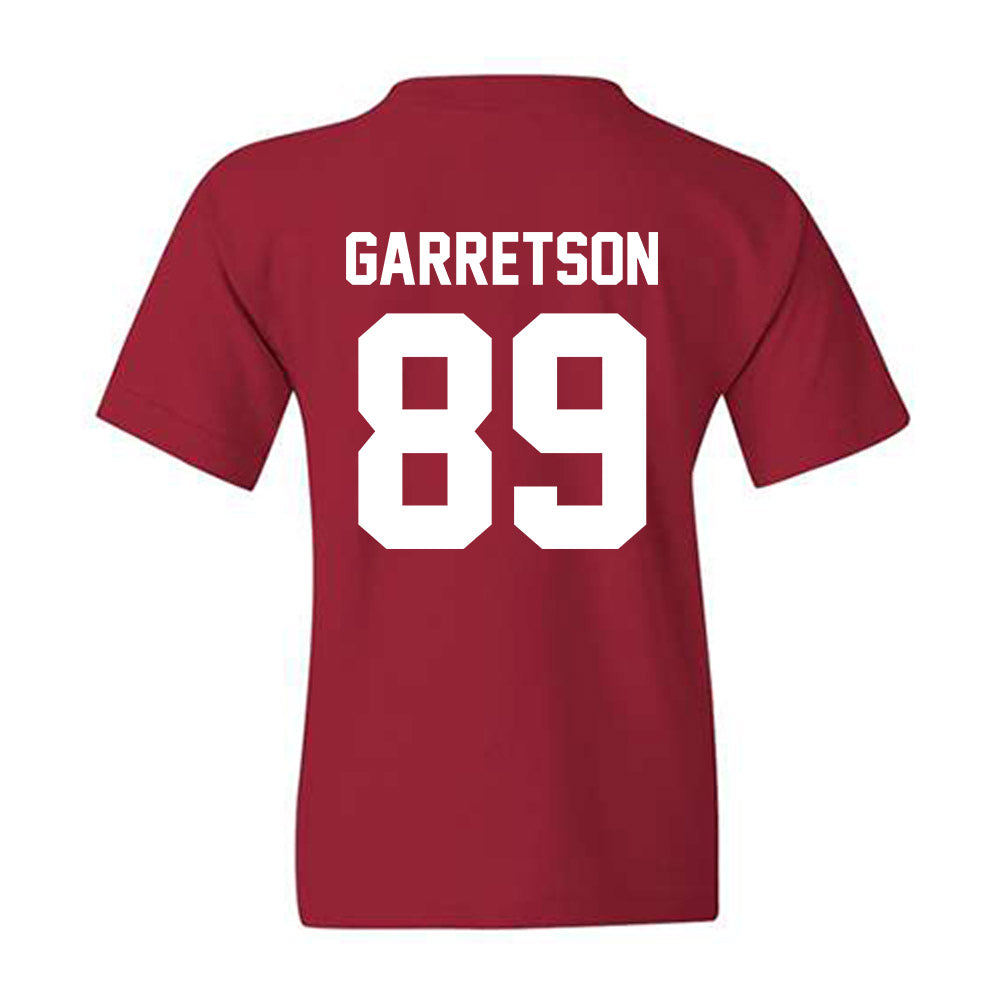 Arkansas - NCAA Football : Gavin Garretson - Classic Shersey Youth T-Shirt-1