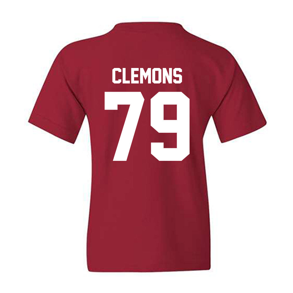 Arkansas - NCAA Football : Josiah Clemons - Classic Shersey Youth T-Shirt-1