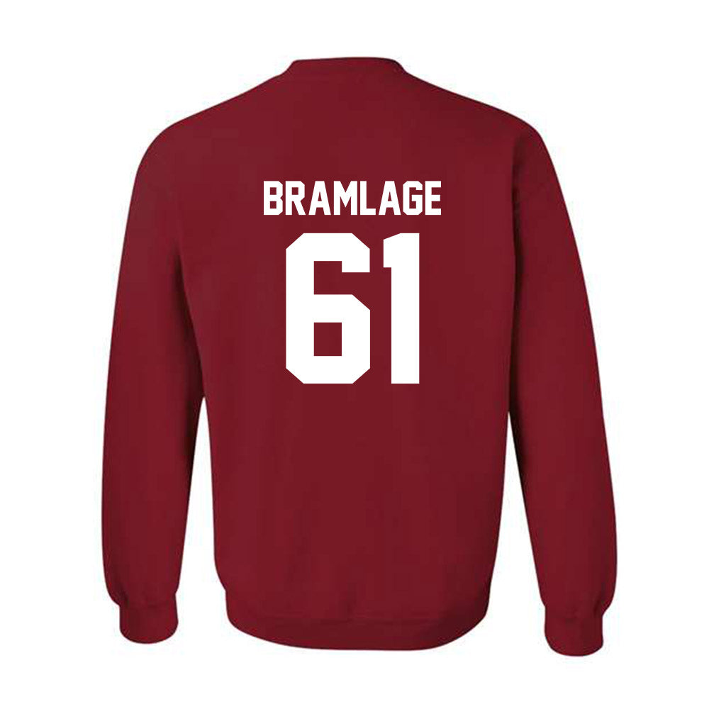 Arkansas - NCAA Football : Kaden Bramlage - Classic Shersey Crewneck Sweatshirt-1
