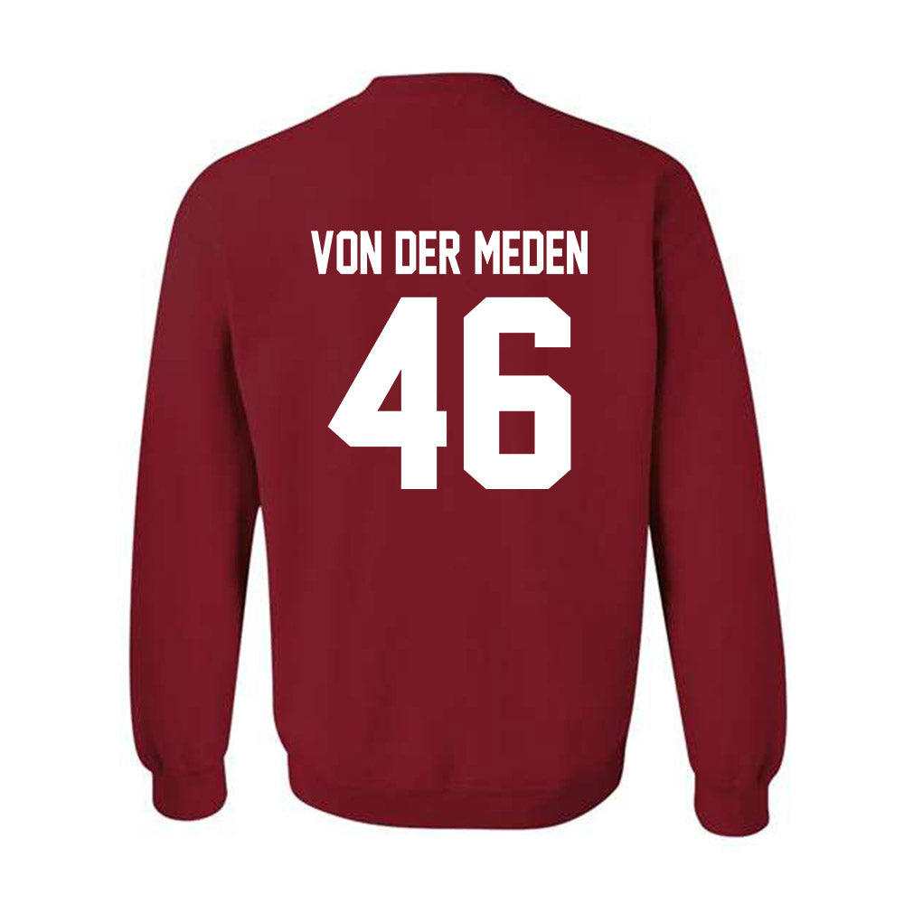 Arkansas - NCAA Football : Charlie von der Meden - Classic Shersey Crewneck Sweatshirt