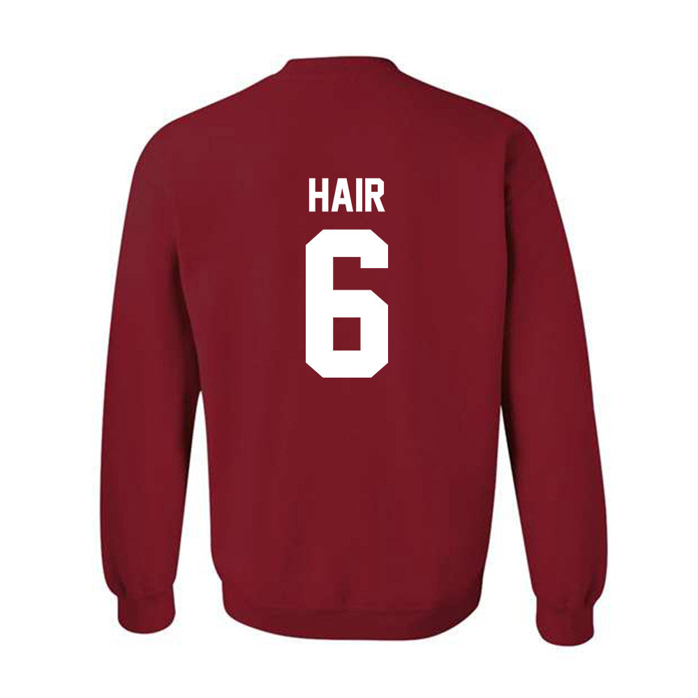 Arkansas - NCAA Women's Soccer : Cora Hair - Classic Shersey Crewneck Sweatshirt-1