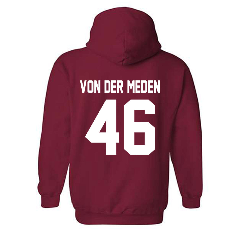 Arkansas - NCAA Football : Charlie von der Meden - Classic Shersey Hooded Sweatshirt