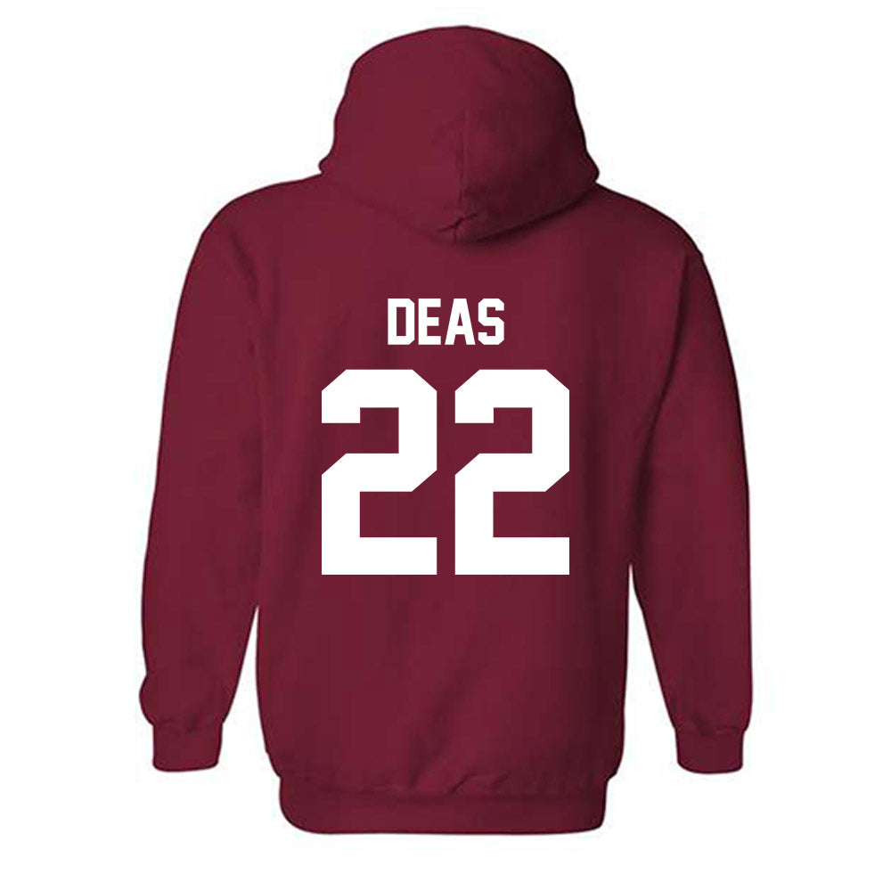 Arkansas - NCAA Women's Basketball : Bonnie Deas - Classic Shersey Hooded Sweatshirt-1