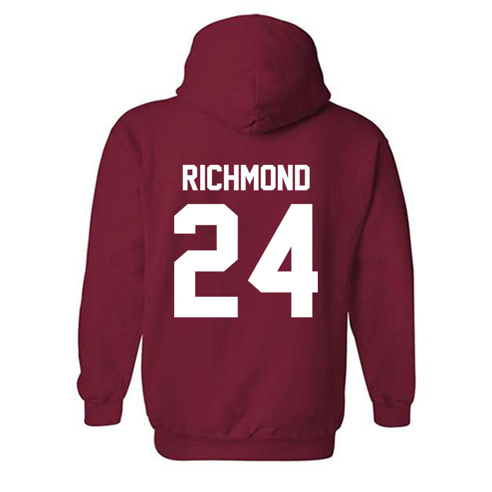 Arkansas - NCAA Men's Basketball : Billy Richmond - Classic Shersey Hooded Sweatshirt-1