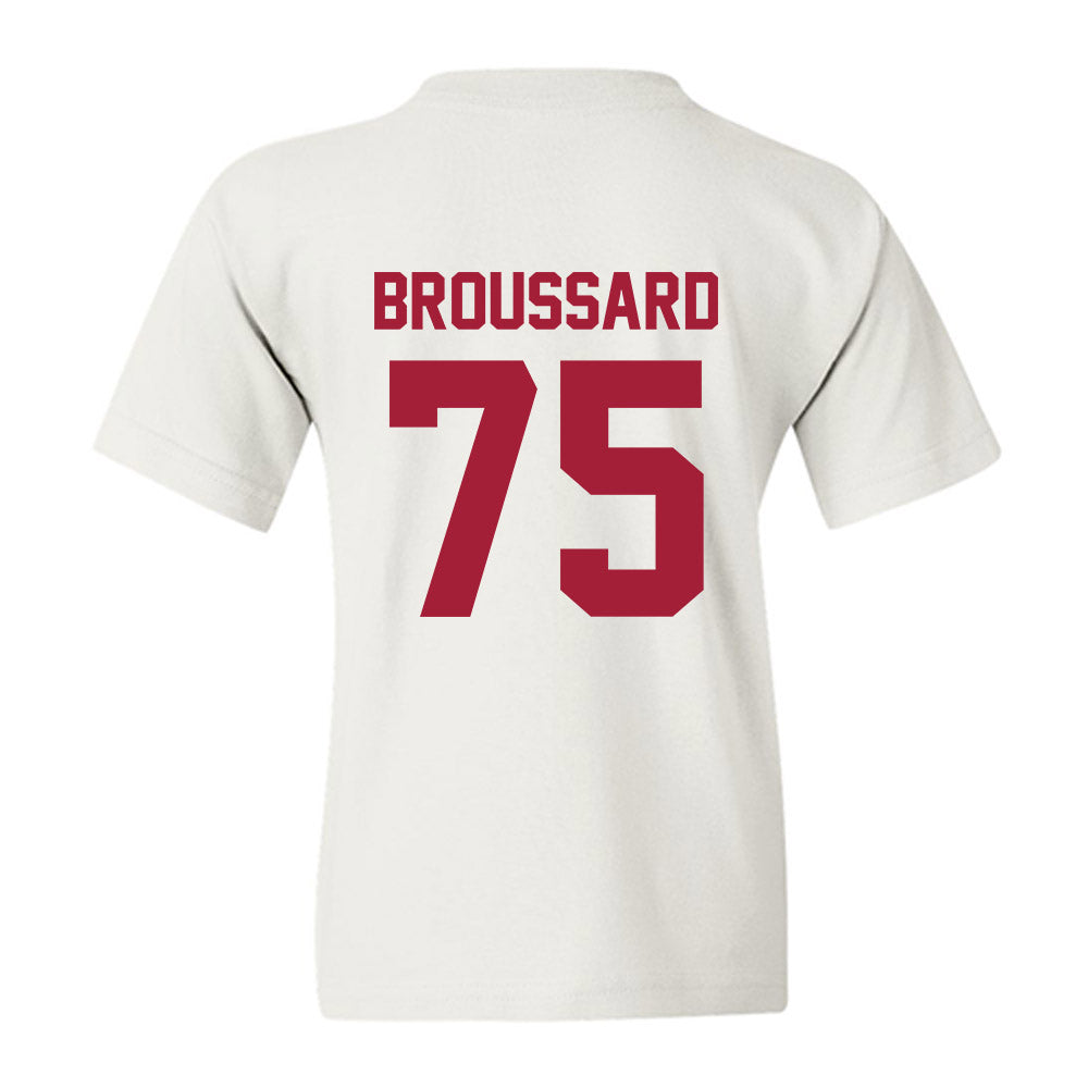 Arkansas - NCAA Football : Kavion Broussard - Generic Shersey Youth T-Shirt-1
