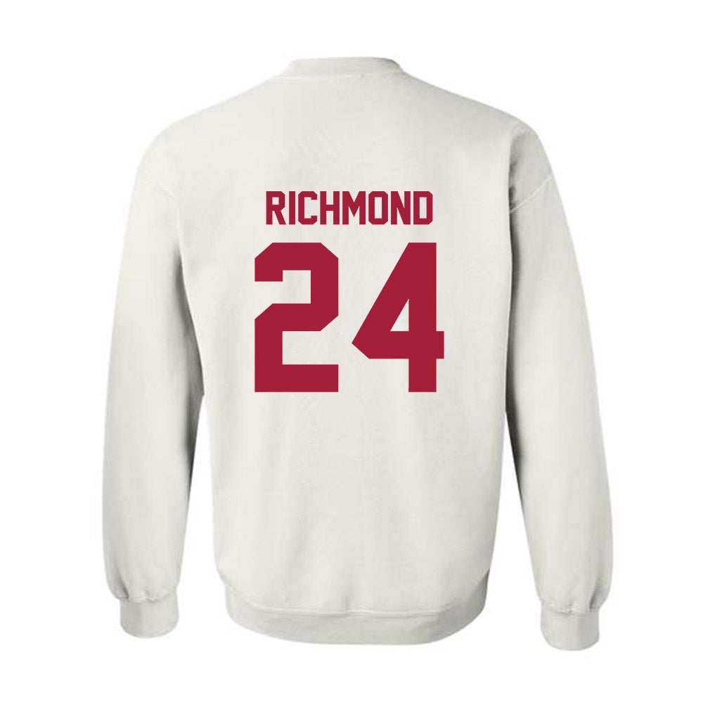 Arkansas - NCAA Men's Basketball : Billy Richmond - Generic Shersey Crewneck Sweatshirt-1