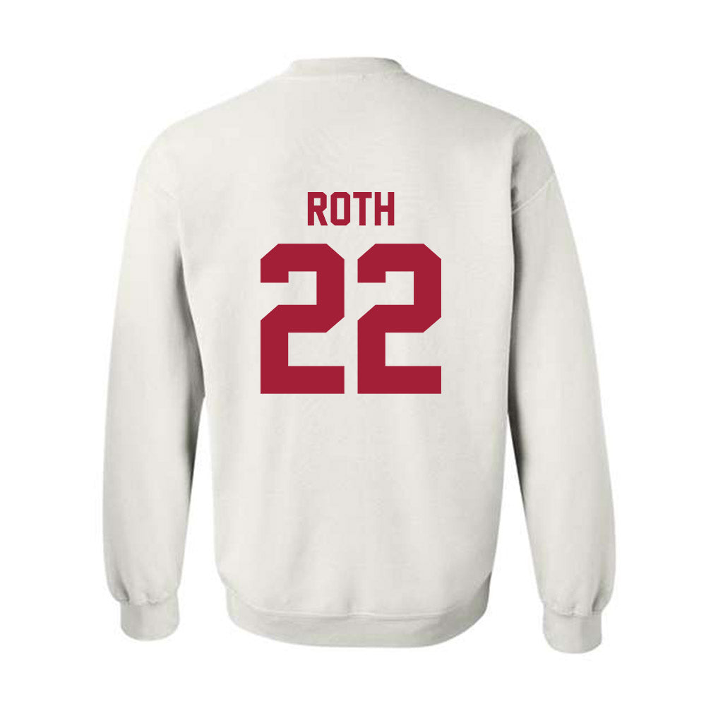 Arkansas - NCAA Women's Volleyball : Ava Roth - Generic Shersey Crewneck Sweatshirt-1