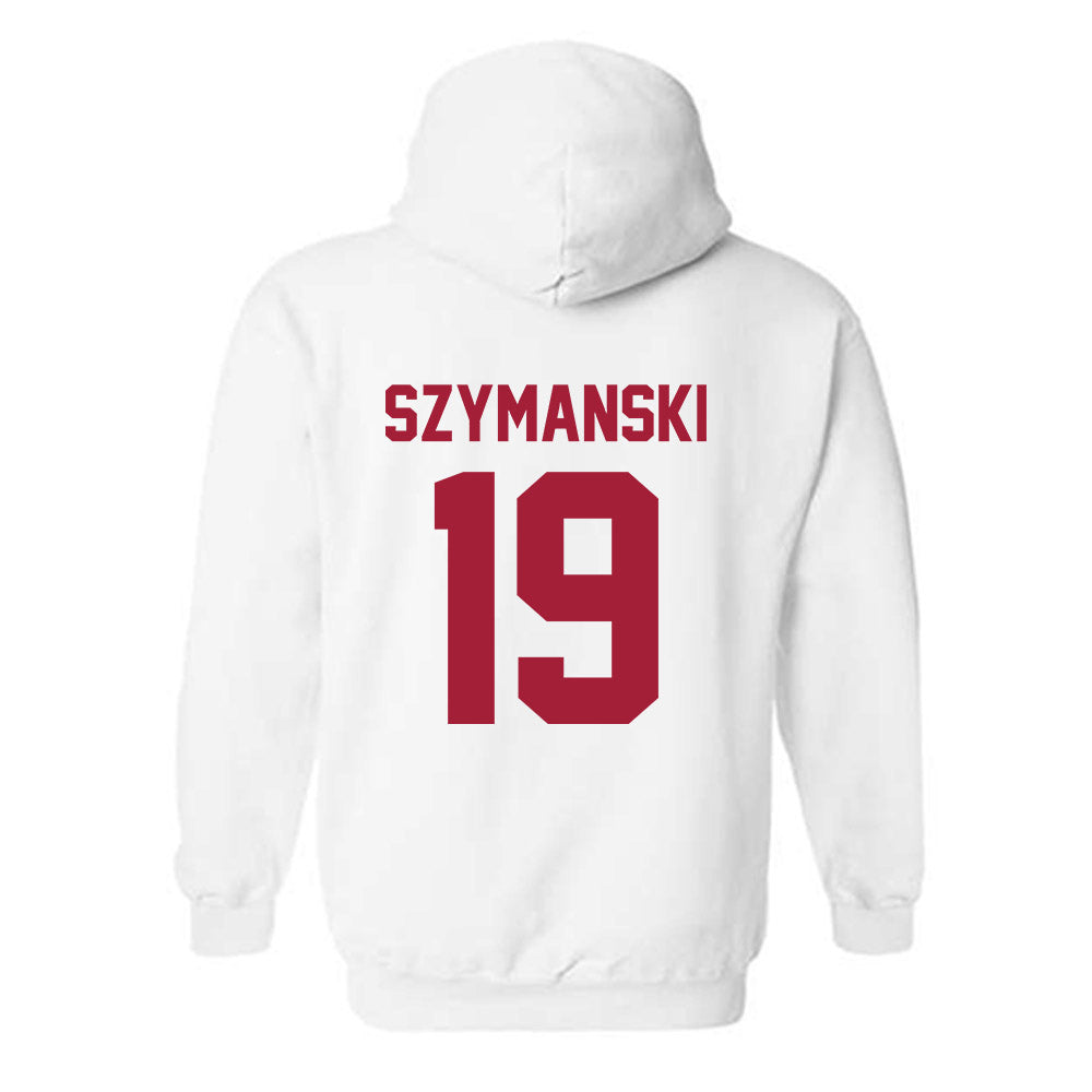 Arkansas - NCAA Women's Soccer : Paige Szymanski - Generic Shersey Hooded Sweatshirt-1
