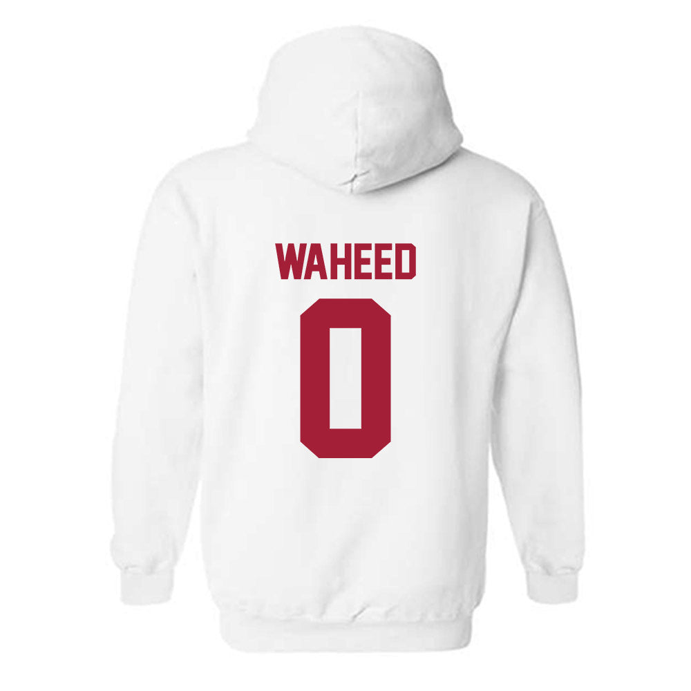 Arkansas - NCAA Women's Basketball : Beautiful Waheed - Generic Shersey Hooded Sweatshirt-1