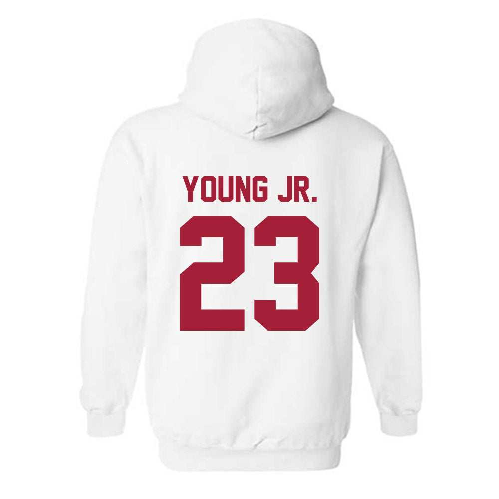 Arkansas - NCAA Football : Kevin Young Jr. - Generic Shersey Hooded Sweatshirt-1