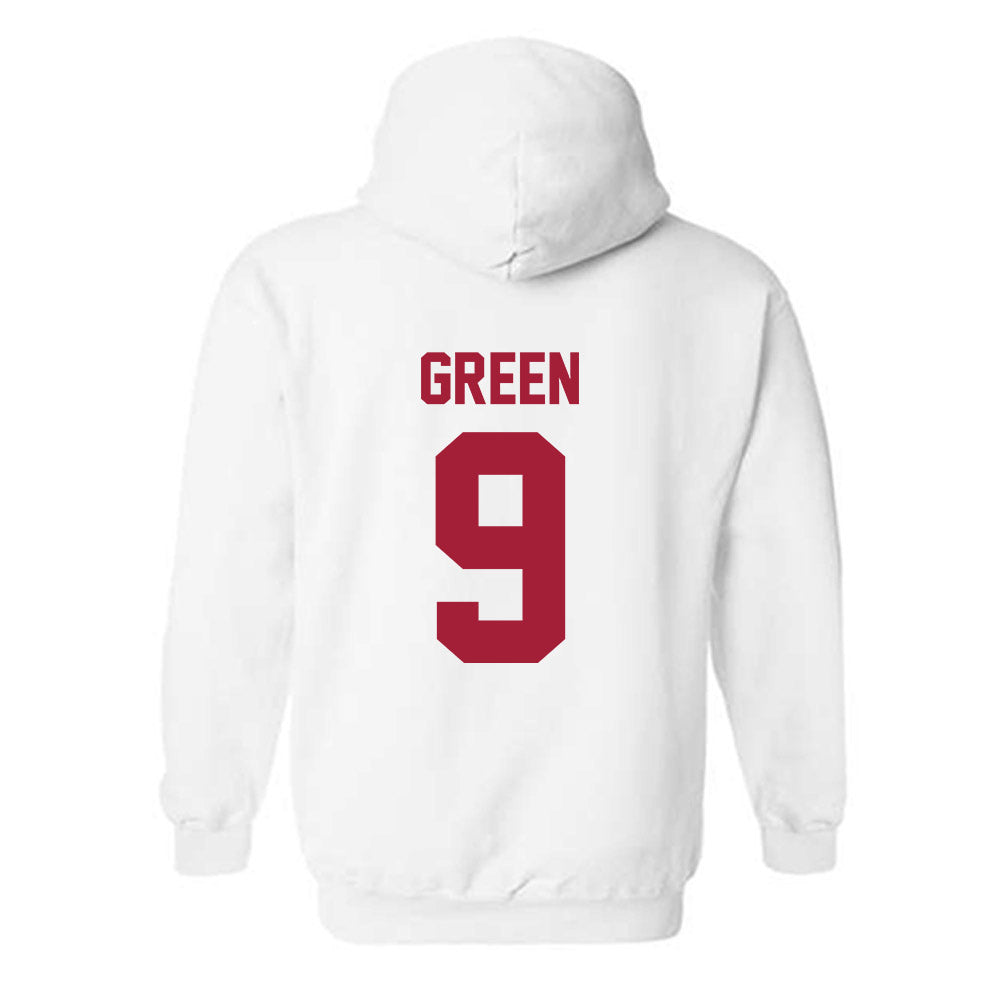 Arkansas - NCAA Women's Soccer : Londyn Green - Generic Shersey Hooded Sweatshirt-1