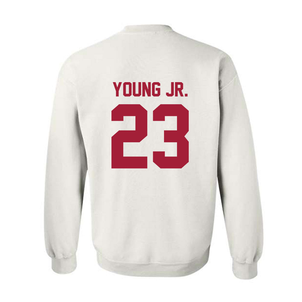 Arkansas - NCAA Football : Kevin Young Jr. - Generic Shersey Crewneck Sweatshirt-1
